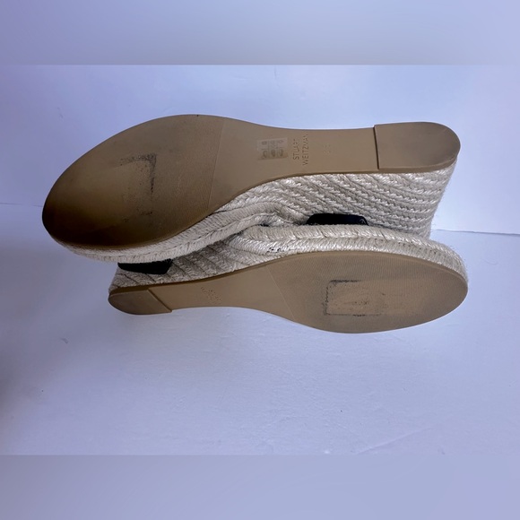 NWOB STUART WEITZMAN Teddi Wedge Sandals, Sz. 8.5 - Picture 8 of 10